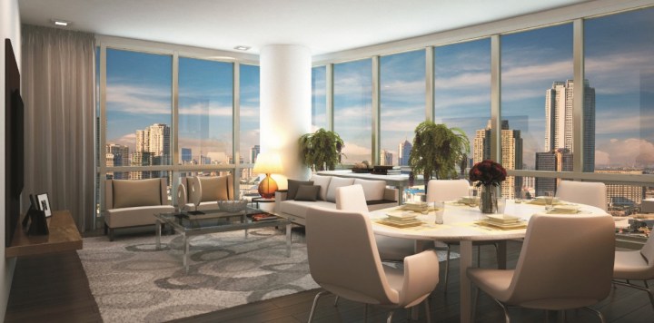 TWO BEDROOM CORNER SUITE - Artist's Perspective