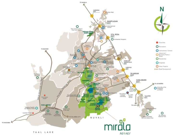 Mirala NUVALI_Vicinity Map