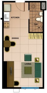 Special Studio Floor Plan | 36.30 sqm - 39.28 sqm