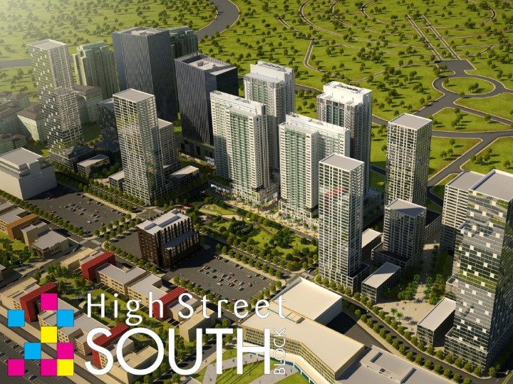 High Street South Block - Artist's Perspective