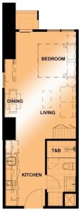 Studio Floor Plan | Approximately 36 sqm - 37 sqm