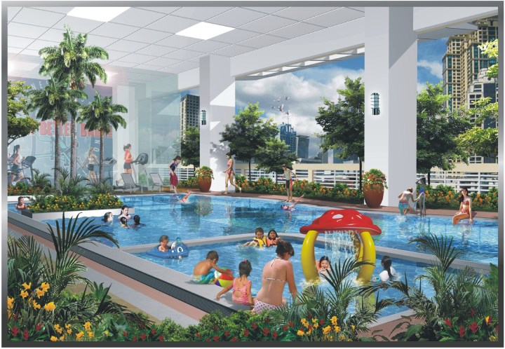 Amenity Deck - Artist's Perspective