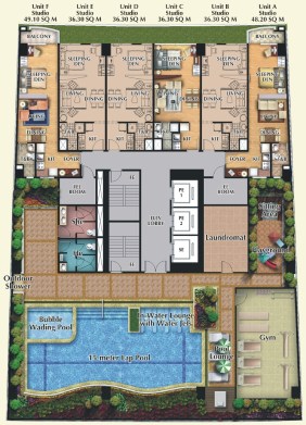 Greenbelt Madison - Amenity Deck Plan