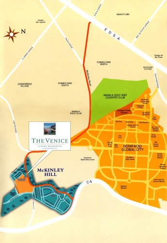 The Venice Vicinity Map